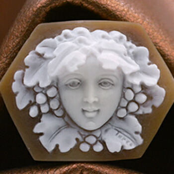 楽天市場】シェルカメオ／リパ 作 シェル＆K18フレーム（ダイヤ入り