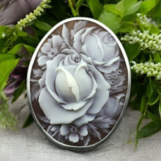 高級カメオk18ブローチ作家刻印付き 楽天市場】K18 シェルカメオ ブローチ ペンダント : 宝寿堂【楽天市場店】