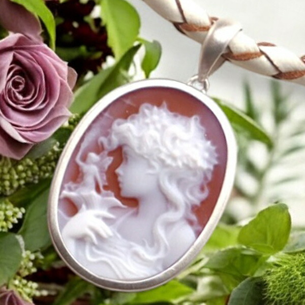 楽天市場】T【K18】カメオブローチ ペンダントトップ K18 総重量約10.8