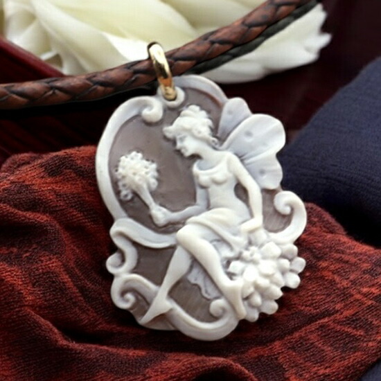 楽天市場】カメオペンダント＆ネックレス Saturnus サトゥルヌス 農耕