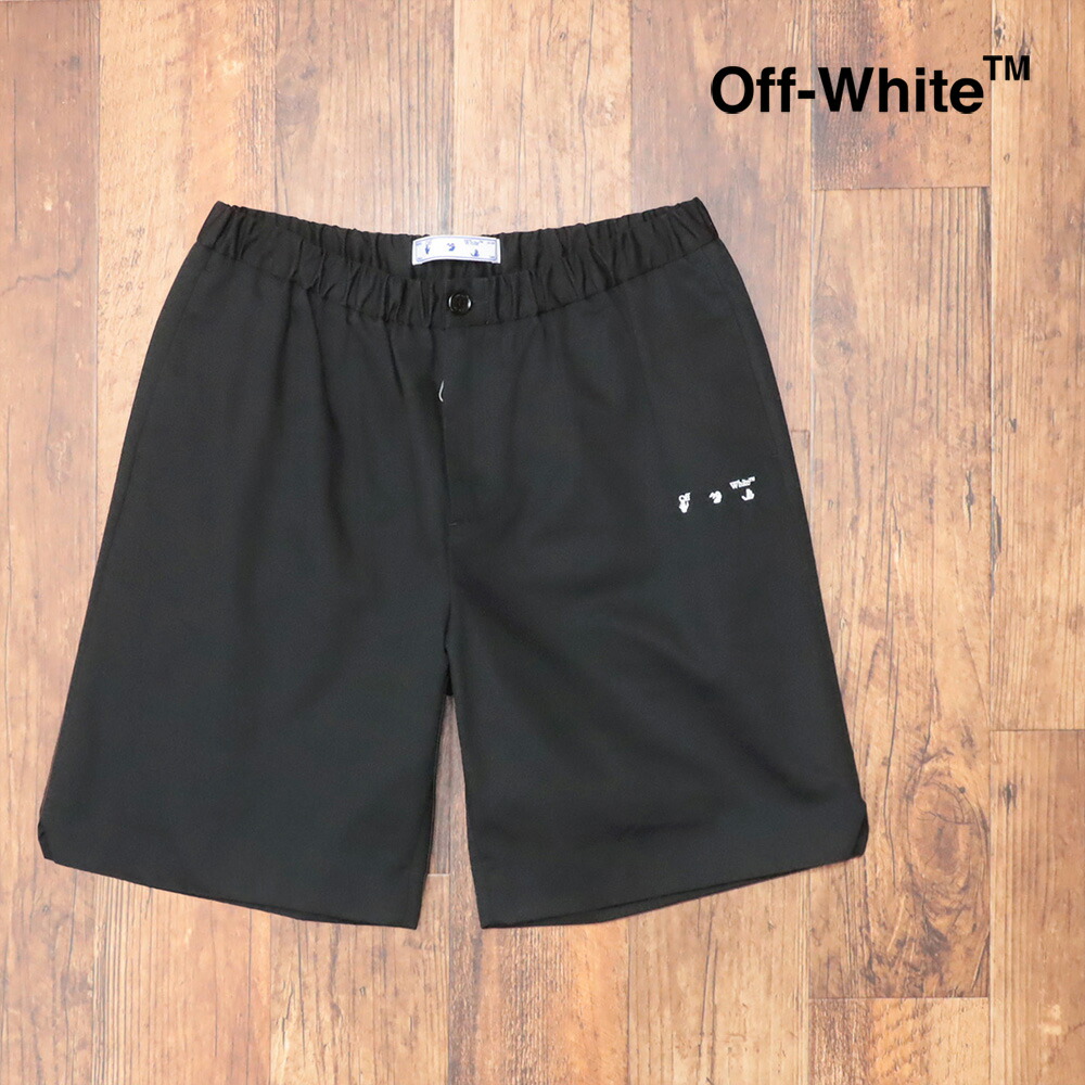 楽天市場】オフホワイト OFF-WHITE メンズ パンツ ハーフパンツ