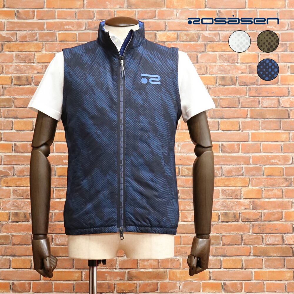 楽天市場】【30%OFF】ロサーセン ゴルフウェア ベスト メンズ