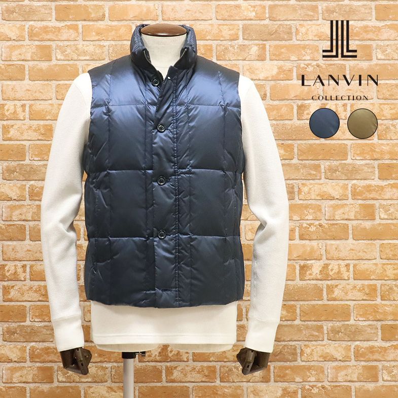 楽天市場】22AW LANVIN COLLECTION レザー ダウンジャケット やわらか