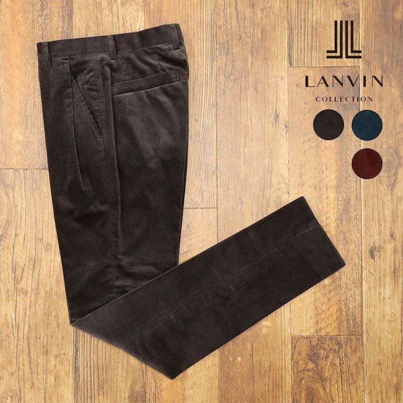 楽天市場】秋冬 LANVIN COLLECTION 国産スラックス パンツ 撥水 綿