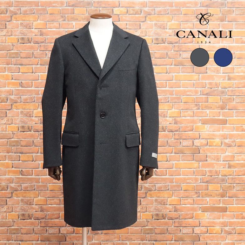 【楽天市場】22秋冬 CANALI チェスター コート しっとりウール