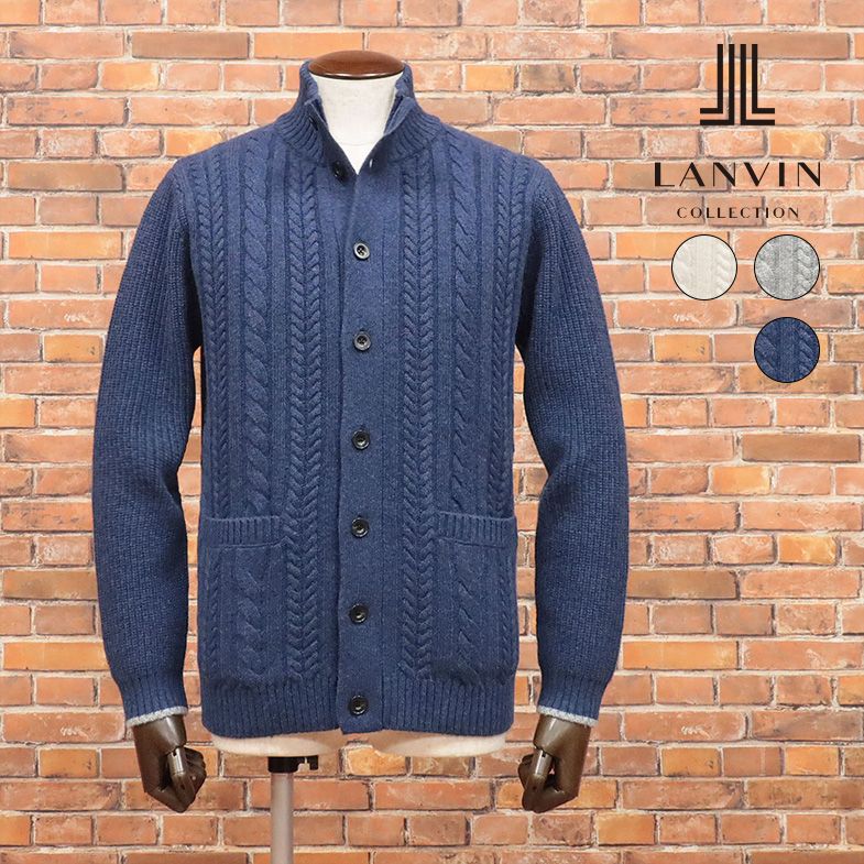 楽天市場】秋冬 LANVIN en Bleu モヘア カーディガン あたたか ミドル 