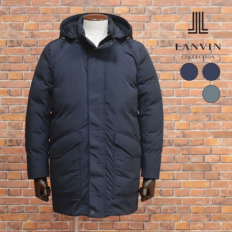 楽天市場】秋冬 LANVIN COLLECTION ダウンジャケット 撥水 軽量タフタ