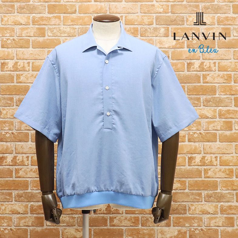 楽天市場】春夏 LANVIN en Bleu プルオーバー シャツ さらっとポリ