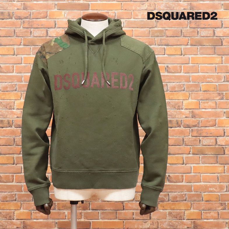 楽天市場】22-23AW DSQUARED2 パーカー S74GU0568 スウェット伸縮 立体