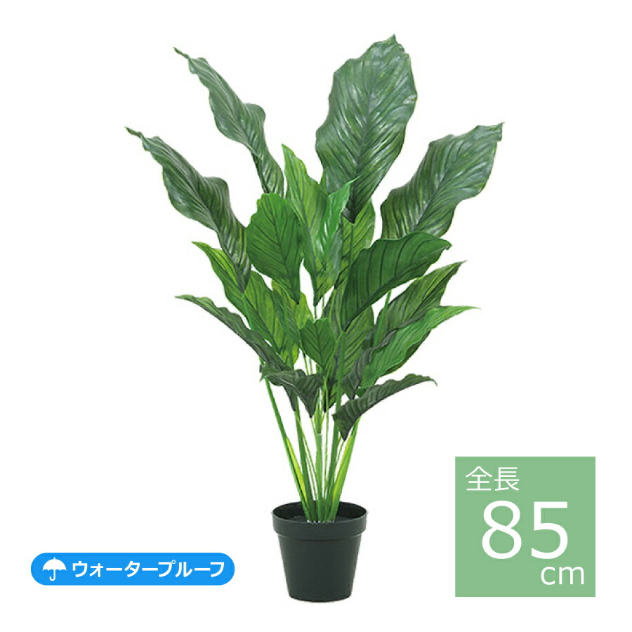 85糎ストレリチアリーフツリー LET-2066-S／人工観葉草木 フェイクグリーン 室内装飾 耐水 室外 如何様物 今めかしい