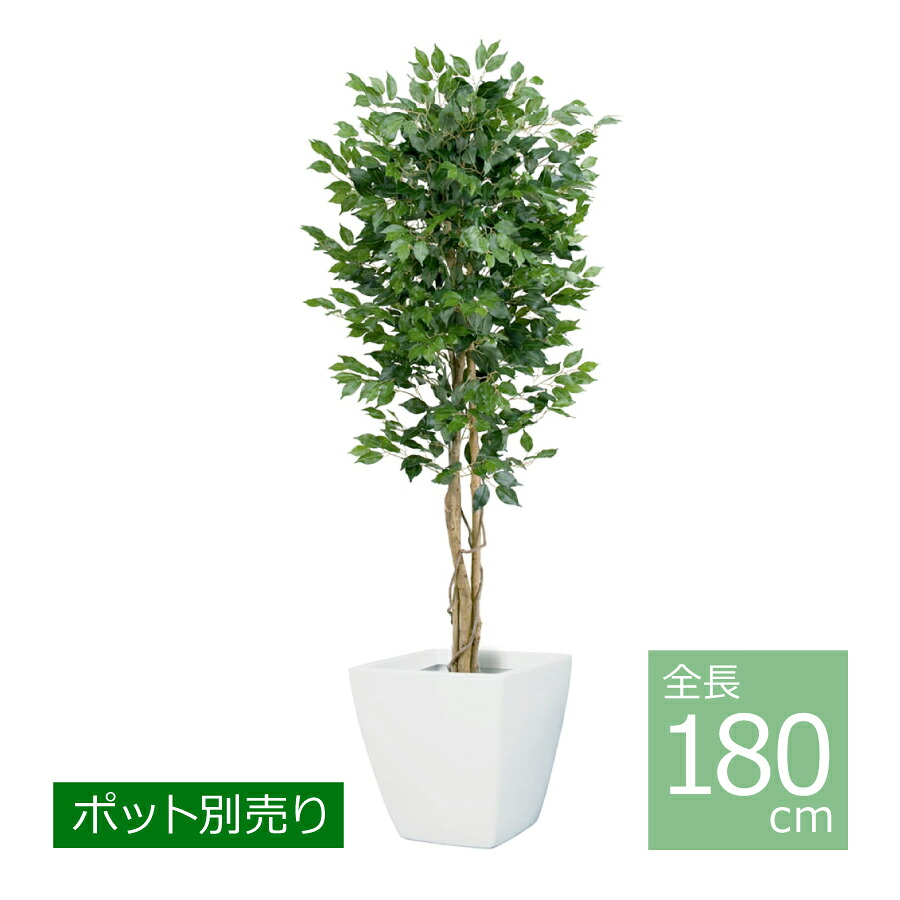180糎フィカスツリー(M)(自然的ブート) NGT-2017-M／人工観葉草木 フェイクグリーン 大型 室内装飾