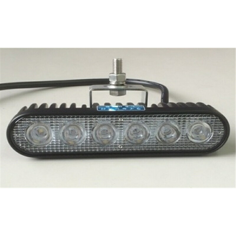 LED作業灯 (横長) 10V-80V 共通 18W 18w 6500k 1060lm ボデーパーツ LSL-1012B