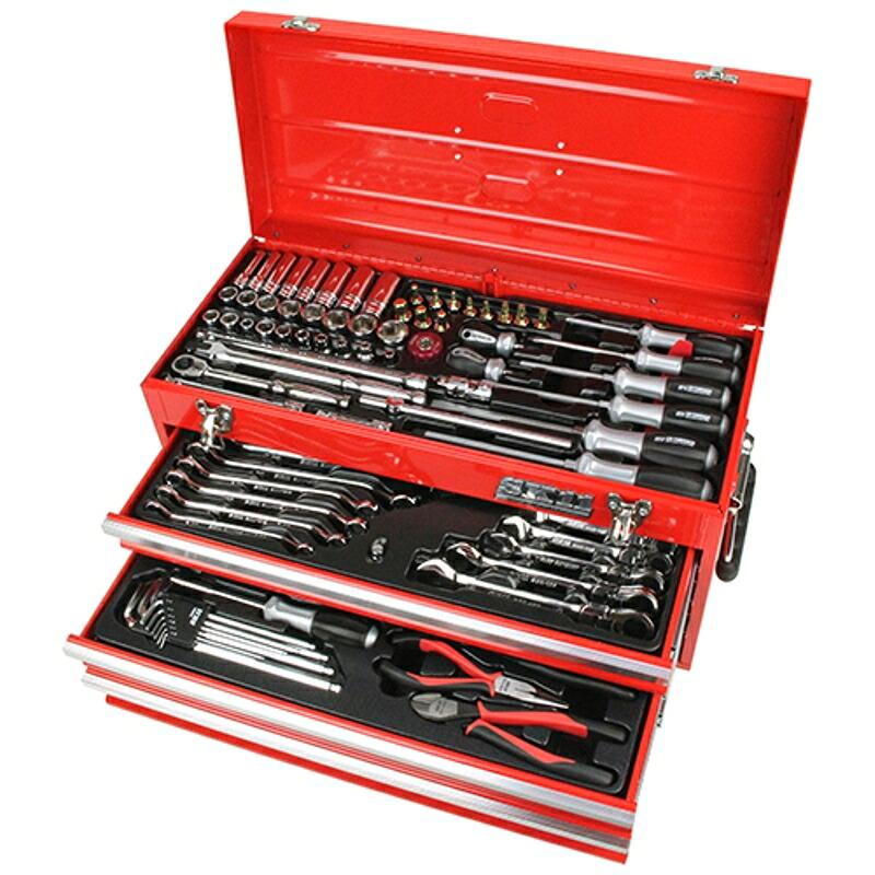 整備工具セット レッド SK11 SST-16133RE 藤原産業