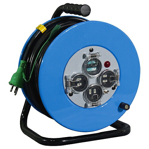 防雨型フラットドラム 30M XW-EB33-S 日動工業 04637 DIY 工具 電動工具 コードリール 延長コード