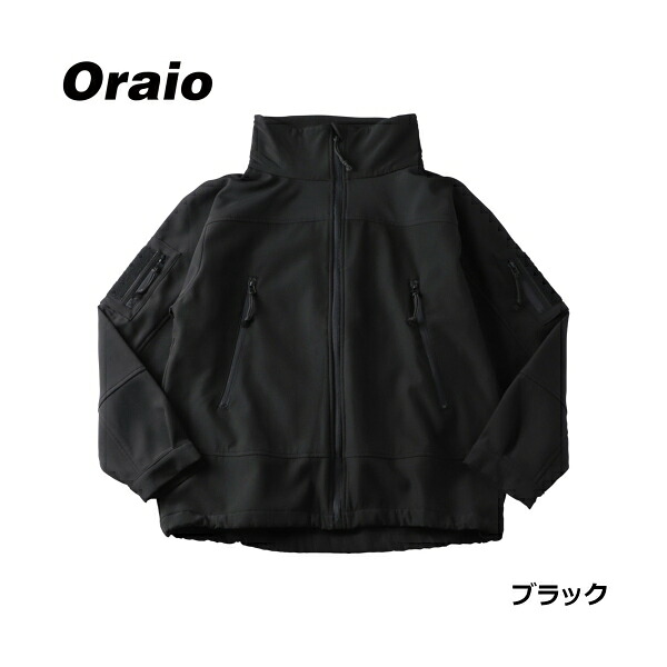 ソフトシェルジャケット WM ブラック Oraio(オライオ) ID-3006 タカミヤ