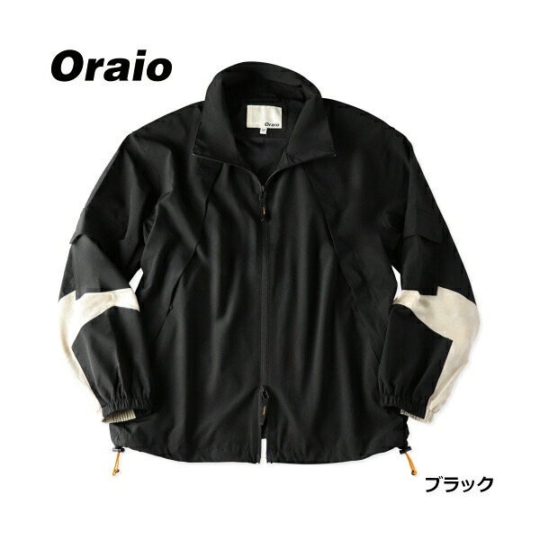 超撥水ともし火上衣 L 黒いこと Oraio(オライオ) TG-5501 タカミヤ