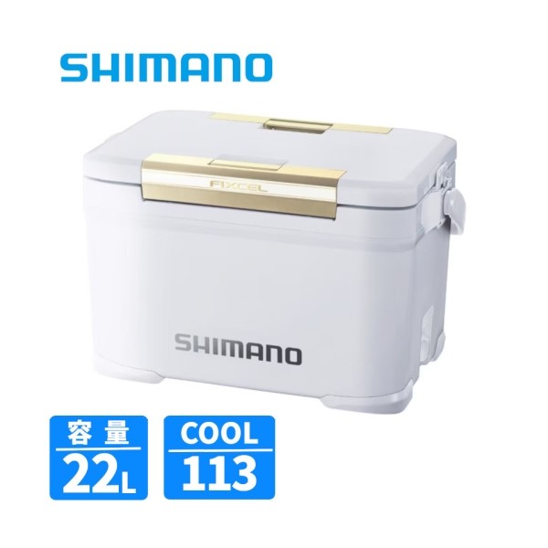 SHIMANO フィクセル NF-122Z 冷房装置ボックス席 パール白いこと UP 22L 16306 シマノ