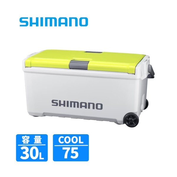 SHIMANO ユニすくみ上がる ND-730Z 冷房装置ボックス席 W菩提樹緑であること LT 30L キャスター 16368 シマノ
