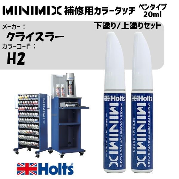 クライスラー H2 キャンディアップルレッド 3C 下塗り/上塗りセット MINIMIX カラータッチ 20ml 調合塗料 車 塗装 補修 holts ホルツ|雑貨&カー用品 アーティクル