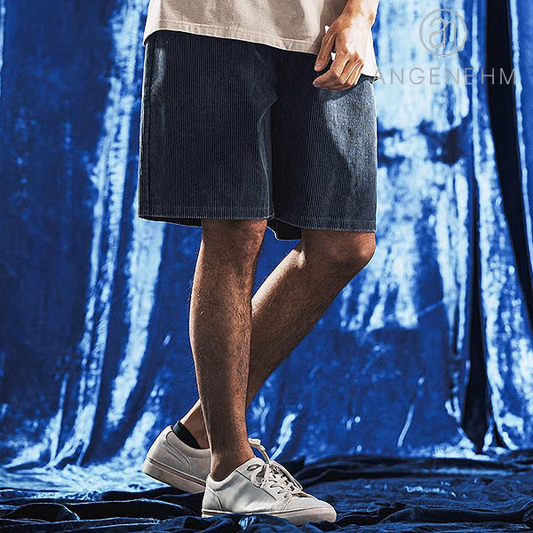 2026 春夏 先行予約 5月下旬～6月上旬入荷予定 ANGENEHM アンゲネーム Vintage Wash Corduroy Relax Shorts メンズ ショートパンツ 送料無料 キャンセル不可
