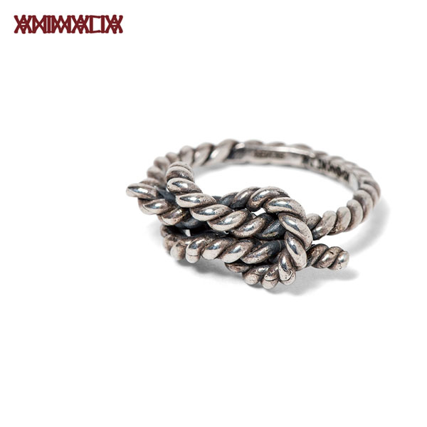 ご注文から3週間前後で作成 ANIMALIA アニマリア REEF KNOT Ring-SILVER925 メンズ リング 送料無料 キャンセル不可
