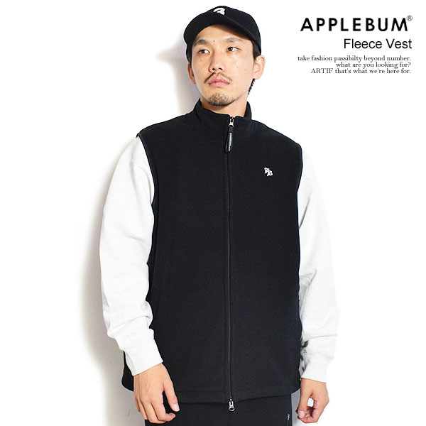 楽天市場】アップルバム ベスト APPLEBUM Fleece Vest メンズ フリース