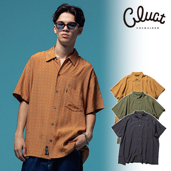 2025 春 先行予約 4月～5月入荷予定 CLUCT クラクト WOODBURN[S/S SHIRTS] メンズ シャツ 送料無料 キャンセル不可