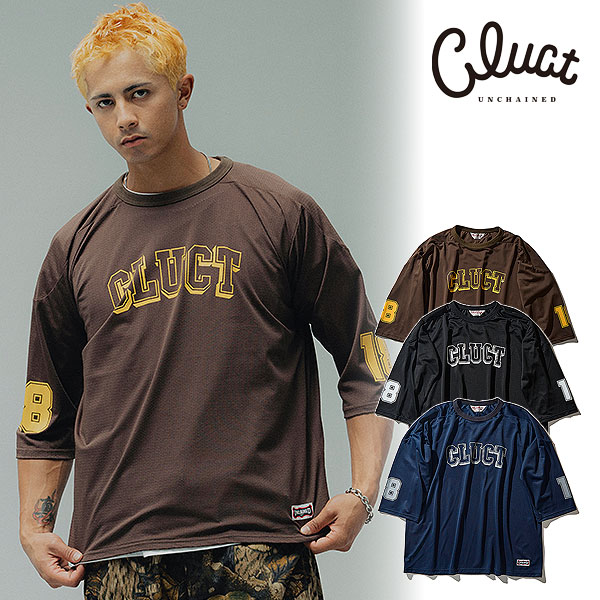 2026 春 先行予約 4月～5月入荷予定 CLUCT クラクト COBURN[MESH 3/4 TOP] メンズ Tシャツ 送料無料 キャンセル不可