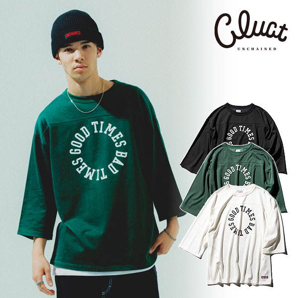 40％OFF SALE セール CLUCT クラクト AFTON[3/4 TEE] メンズ 七分袖 Tシャツ 送料無料
