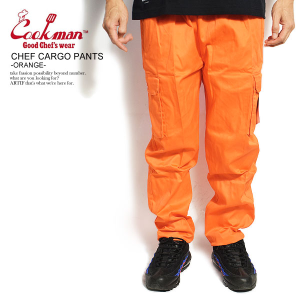 楽天市場 Cookman クックマン Chef Cargo Pants Orange メンズ パンツ シェフパンツ イージーパンツ カーゴパンツ ストリート おしゃれ かっこいい カジュアル ファッション Cookman ａｒｔｉｆ