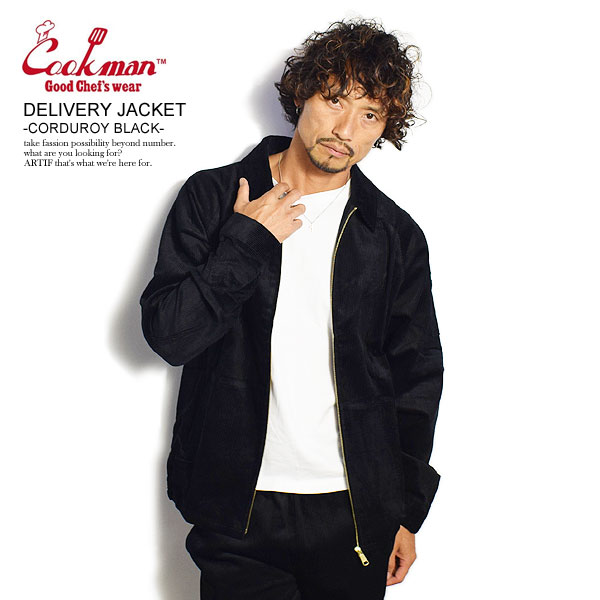 楽天市場】COOKMAN クックマン DELIVERY JACKET -BLACK- メンズ