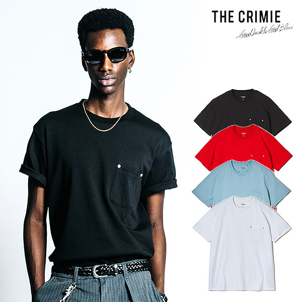 2026 春夏 先行予約 2月中旬～下旬入荷予定 CRIMIE クライミー RIVET & DIALOG LOGO POCKET T SHIRT Tシャツ 送料無料 キャンセル不可
