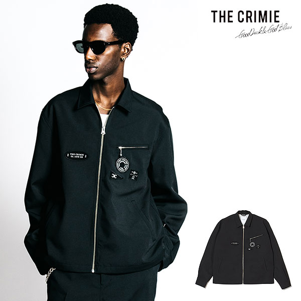 2026 春夏 先行予約 3月中旬～下旬入荷予定 CRIMIE クライミー ZIP BLOUSON PATCH JACKET - KERSEY TWILL EASY CARE ジャケット 送料無料 キャンセル不可