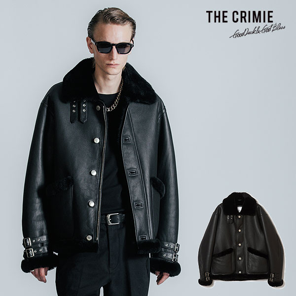 楽天市場】CRIMIE クライミー MOUTON LEATHER JACKET ジャケット