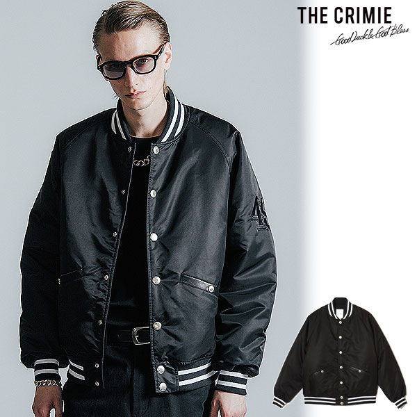 30％OFF SALE セール CRIMIE クライミー NYLON STADIUM BOMBER JACKET ジャケット 送料無料 24,394円