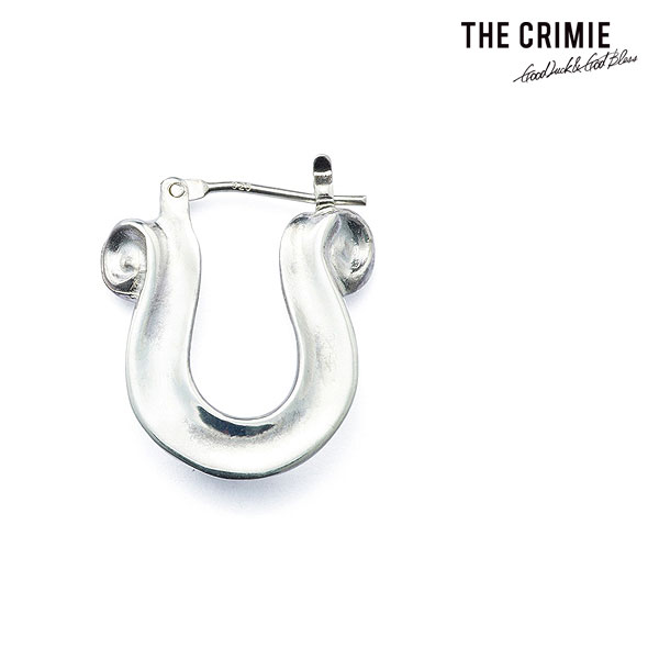 CRIMIE クライミー LETTER RIBBON HORSE SHOE SILVER PIERCE メンズ ピアス ホースシュー シルバー925 送料無料 ストリート｜ＡＲＴＩＦ