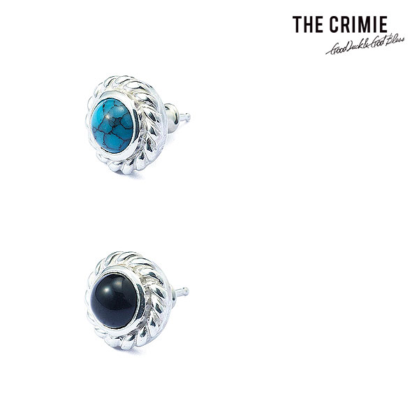 CRIMIE クライミー STONE SILVER PIERCE メンズ ピアス 天然石 シルバーピアス シルバー925 送料無料 ストリート