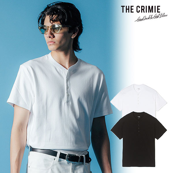 CRIMIE クライミー HENRY NECK SHORT SLEEVE T SHIRT メンズ Tシャツ 半袖 ヘンリーネック 送料無料 ストリート|ARTIF