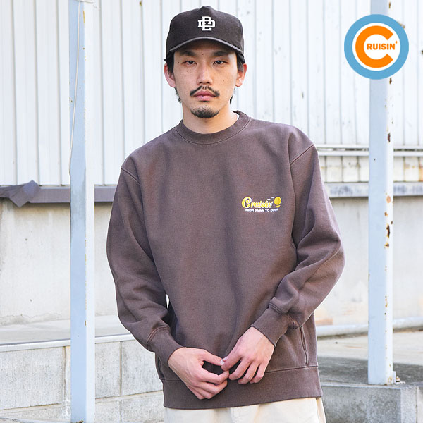 【ARTIF Original】 Cruisin' クルージン SUN SET PIGMENT SWEAT スウェット トレーナー ピグメント加工 オリジナルブランド 送料無料 ストリート