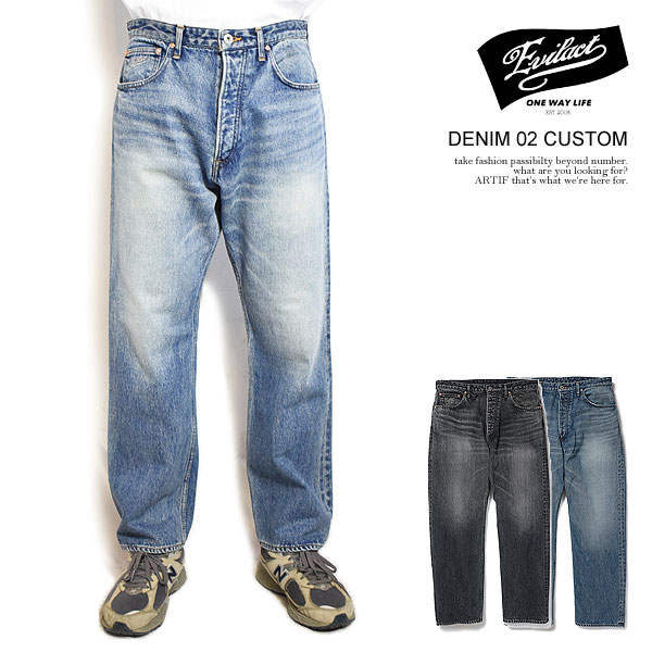 EVILACT イーブルアクト EVILACT DENIM 02 CUSTOM メンズ パンツ デニムパンツ セルビッチデニム ストレートデニム 送料無料 ストリート