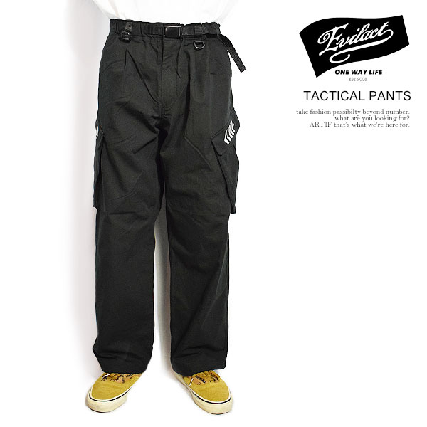 EVILACT イーブルアクト TACTICAL PANTS メンズ パンツ タクティカルパンツ ワイドパンツ ミリタリー 送料無料 ストリート