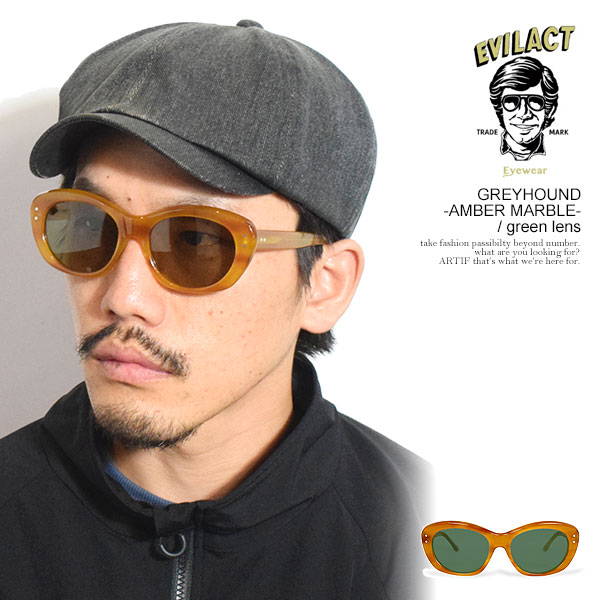 楽天市場】EVILACT EYEWEAR イーブルアクト アイウェア MIAMI -GOLD×A