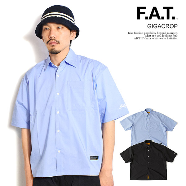 美品FAT BIGPINネイビー ストライプ 半袖シャツ 大きめ SHIRT｜FAT ONLINE SHOP | FATYO.COM