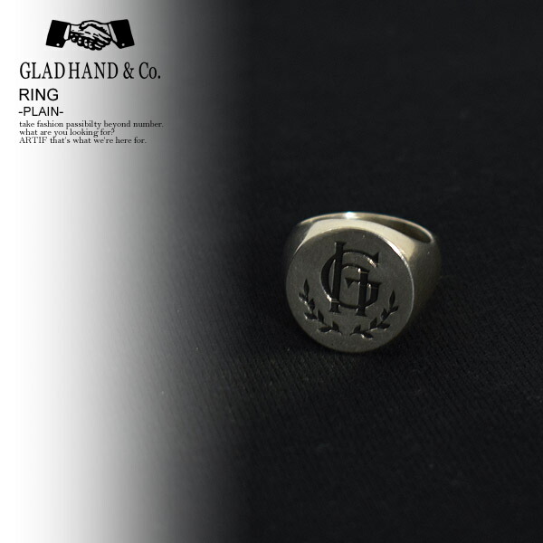 GLAD HAND COMPANY シルバーリング GLAD HAND/グラッドハンド】「Medal Ring”Silver925”/メダル
