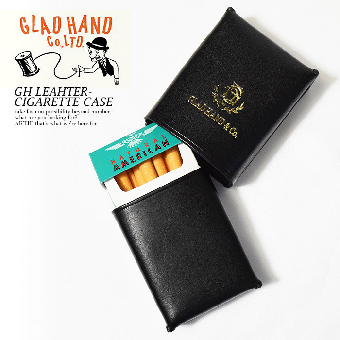 グラッドハンド Leather Cigarette タバコ カジュアル Glad Hand Leather Cigarette シャペル メンズ かっこいい タバコケース レザー Gh シガレットケース ファッション Gladhand ａｒｔｉｆglad 革 送料無料 レザーシガレットケース グラッドハンド おしゃれ