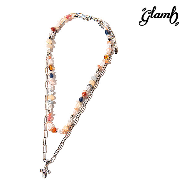 2026 春 先行予約 3月下旬～4月上旬入荷予定 glamb グラム Multi Material Necklace ネックレス マルチマテリアルネックレス 送料無料 キャンセル不可