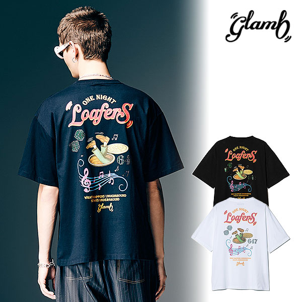 2026 春 先行予約 2月上旬～中旬入荷予定 glamb グラム Loafers Gig T-Shirt Tシャツ ローファーズギグTシャツ 送料無料 キャンセル不可
