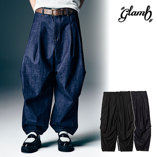 glamb グラム Crossover Tuck Pants パンツ クロスオーバータックパンツ 送料無料