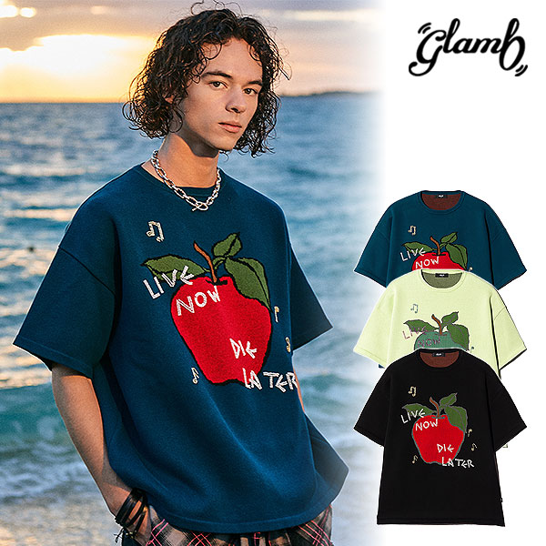 2026 夏 先行予約 6月中旬～下旬入荷予定 glamb グラム Beads Apple Knit ニット ビーズアップルニット 送料無料 キャンセル不可 18,563円