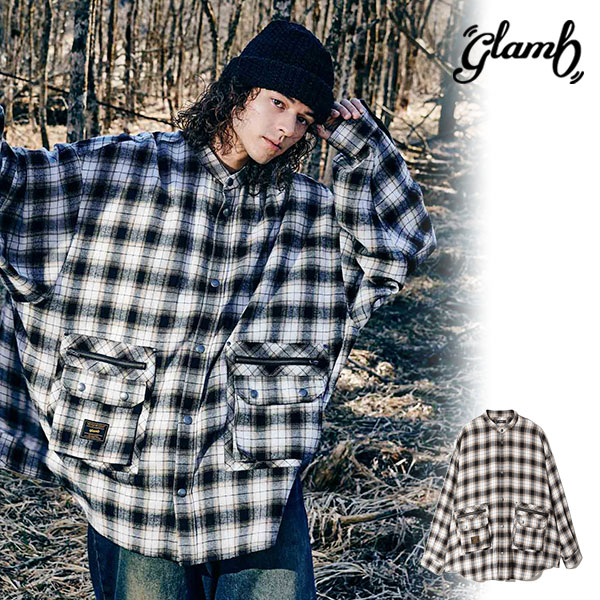 glamb&times;ARTIF別注 グラム 4XL Stand Collar Shirt ARTIF ver. 4エックスエルスタンドカラーシャツ シャツ 送料無料｜ＡＲＴＩＦ